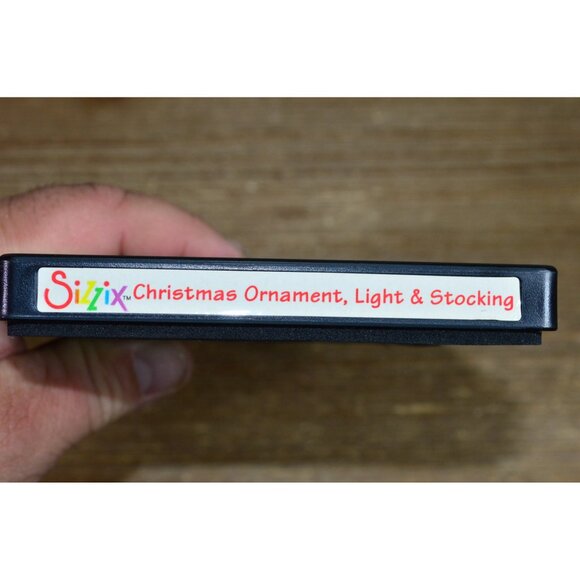 Sizzix Originals Christmas Ornament Large Black Die Cut Light Stocking Holiday - Picture 8 of 10
